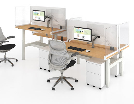 antenna desk surround laminate glass generation mobile storage k. bench